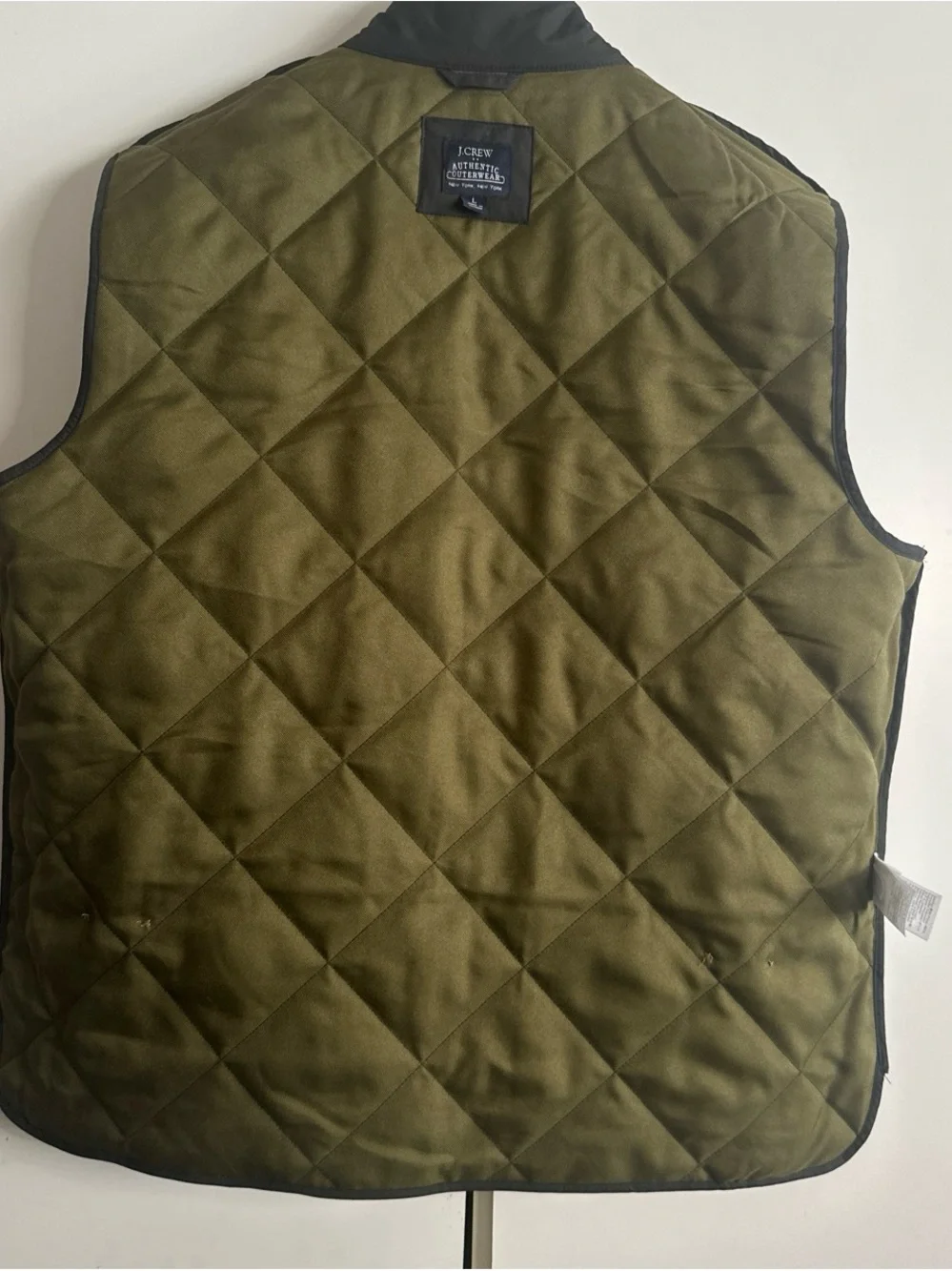 J. Crew Quilted Black Men's Vest